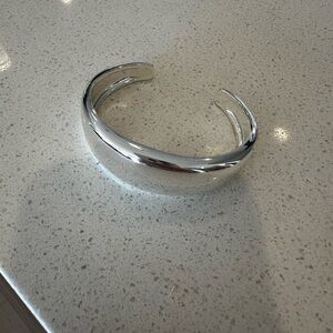 Madewell Silver Cuff Bracelet